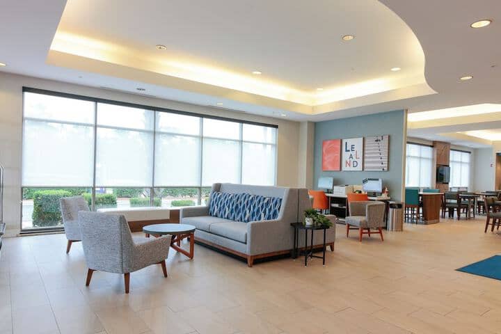Lobby sitting area
